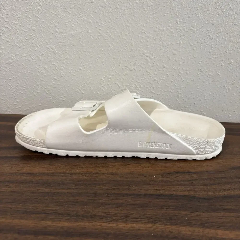 BIRKENSTOCK Arizona Essentials Sandals White EVA Foam US M 8 L‎ 10 EU 41 Casual